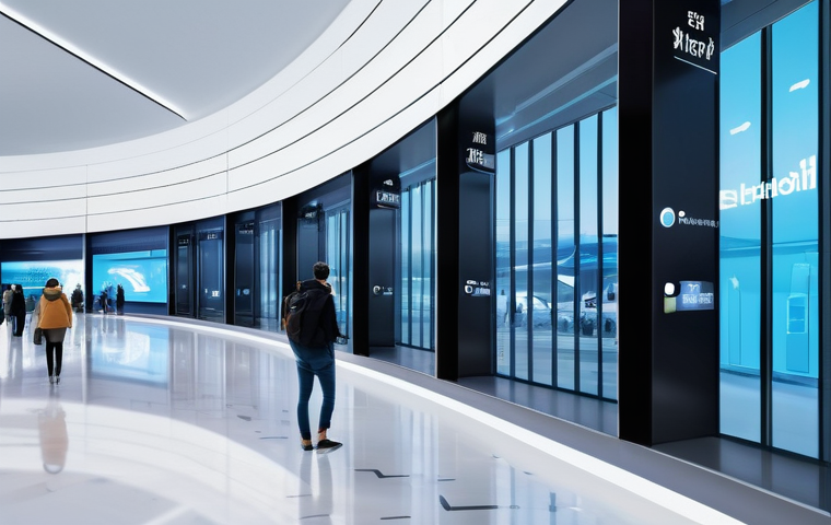 실내 위치 추적 기술의 개요 및 발전 역사 - Personalized Shopping Experience with Wi-Fi/BLE**
    "A vibrant, modern Italian shopping mall inter...