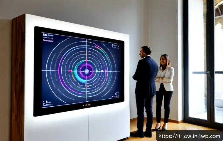 실내 위치 추적 기술의 장기적 발전 계획 - Photorealistic modern Italian technology laboratory in Milan, diverse engineering team reviewing the...